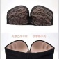 廠家無痕防滑無肩帶婚紗禮服無鋼圈聚攏奇跡文胸蕾絲內(nèi)衣隱形文胸