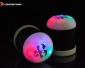 【新款】LED發光塑料色盅 閃光七彩雙層骰盅 蘑菇頭皮革電子篩盅