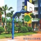 東莞市萬江區黃粘洲 蜆涌 谷涌 小享 圓管埋地籃球架維修更換籃板